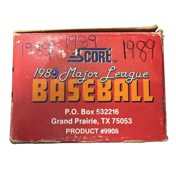 Score 1988 Collector Set Trading Cards - Red - Picture 7 of 7